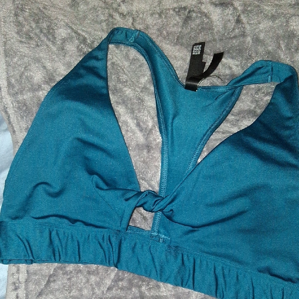 Teal Sports Bra